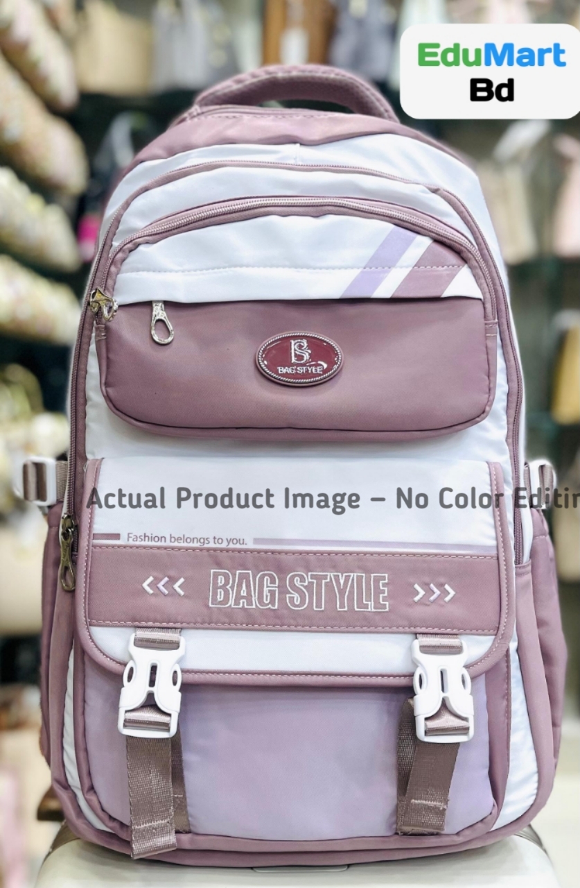 School Bag Book Bag Lightweight College Student Backpack. (Imported)